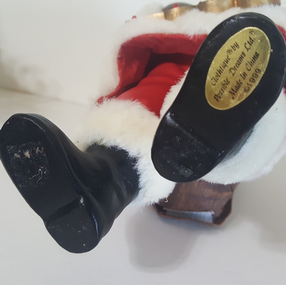 Clothtique  1999 Greeting the Millineum Santa - Picture 12 of 15